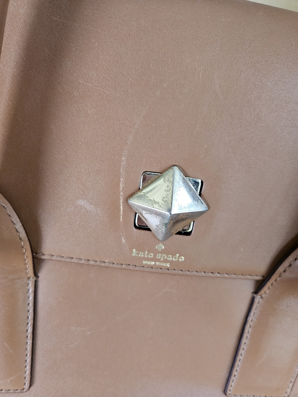 Kate Spade Bond Street Brown Leather Satchel - Picture 2 of 7